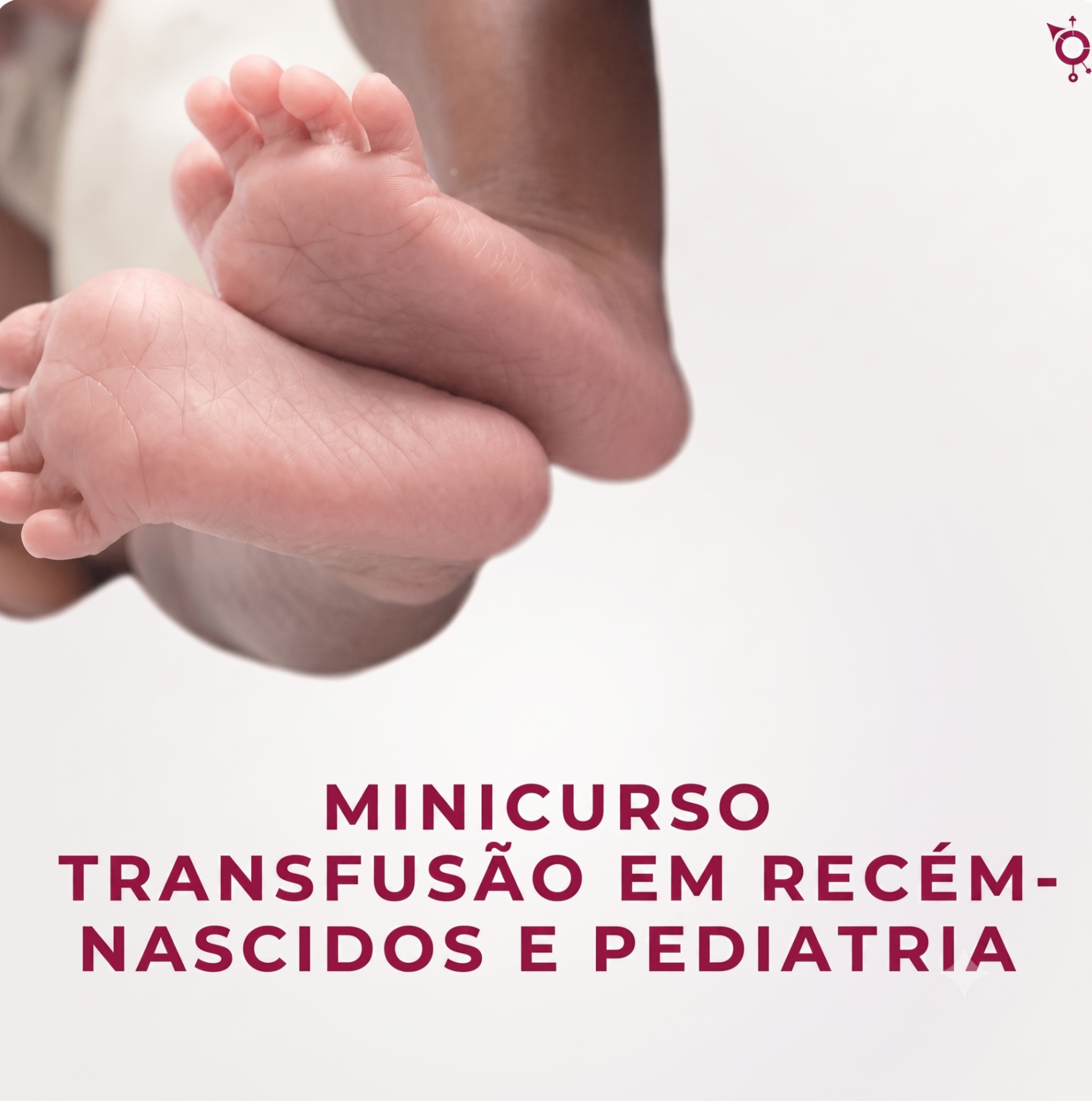 Mockup do curso Transfusão em RN e Pediatria